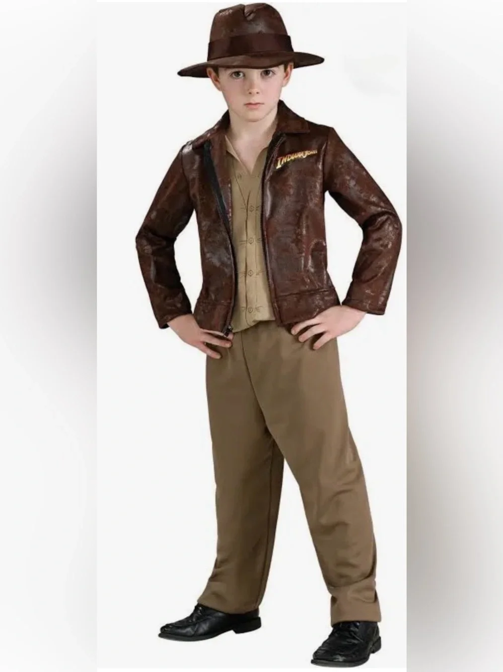 Rubies Indiana Jones Costume Child Size Large 12-14 Jacket Shirt Pants Hat